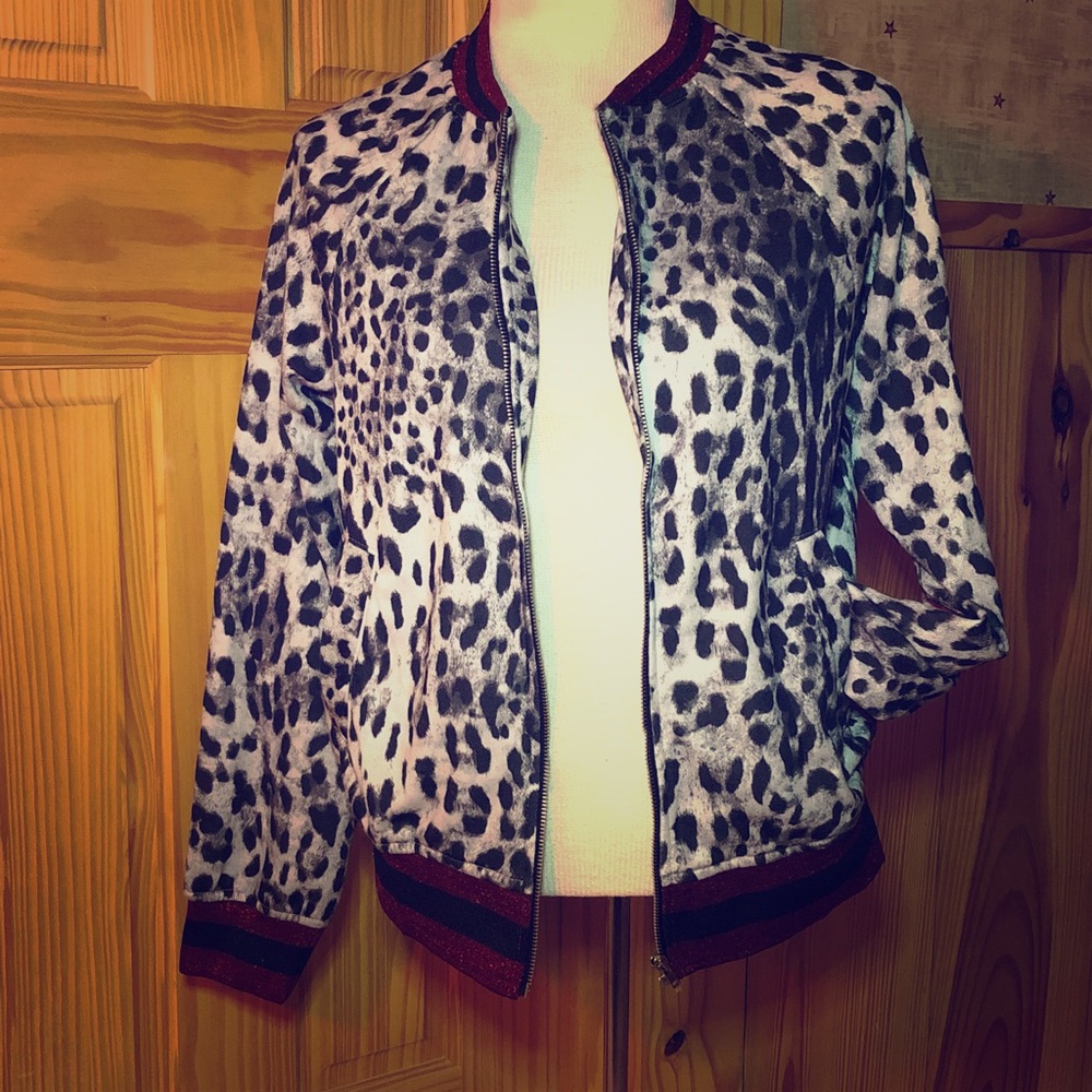 Animal print jacket